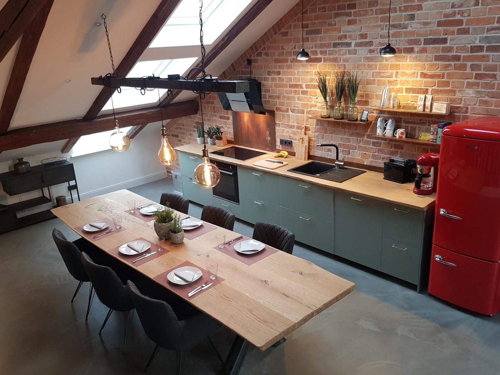 Penthouse Am Alten Zeughaus เฟลนส์บวร์ก ภายนอก รูปภาพ