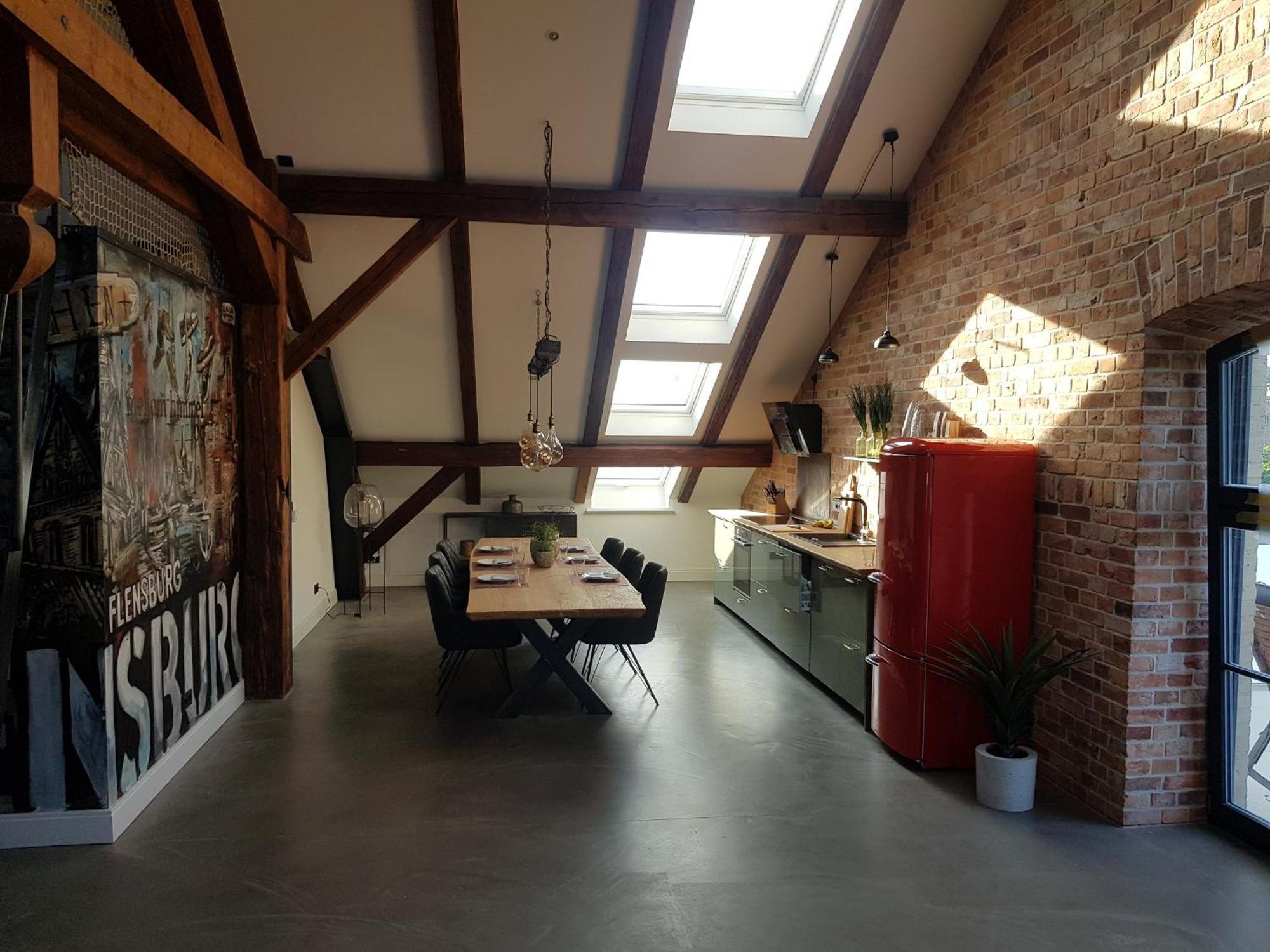 Penthouse Am Alten Zeughaus เฟลนส์บวร์ก ภายนอก รูปภาพ